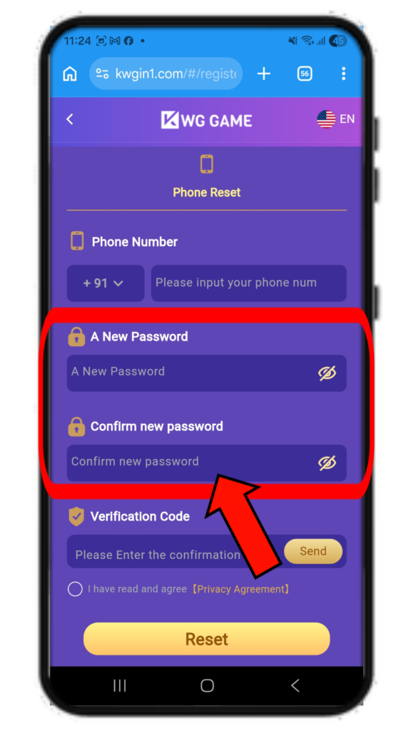 kwg game forgot password