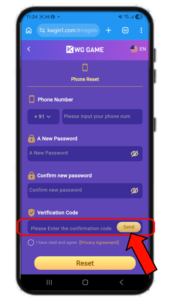 kwg game forgot password